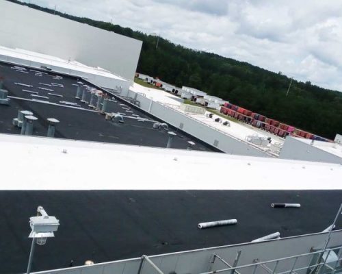 EPDM roofing repair to TPO Energy Star